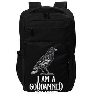 I Am A Goddamned Delight God Damned Funny Quote Impact Tech Backpack