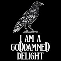 I Am A Goddamned Delight God Damned Funny Quote Impact Tech Backpack