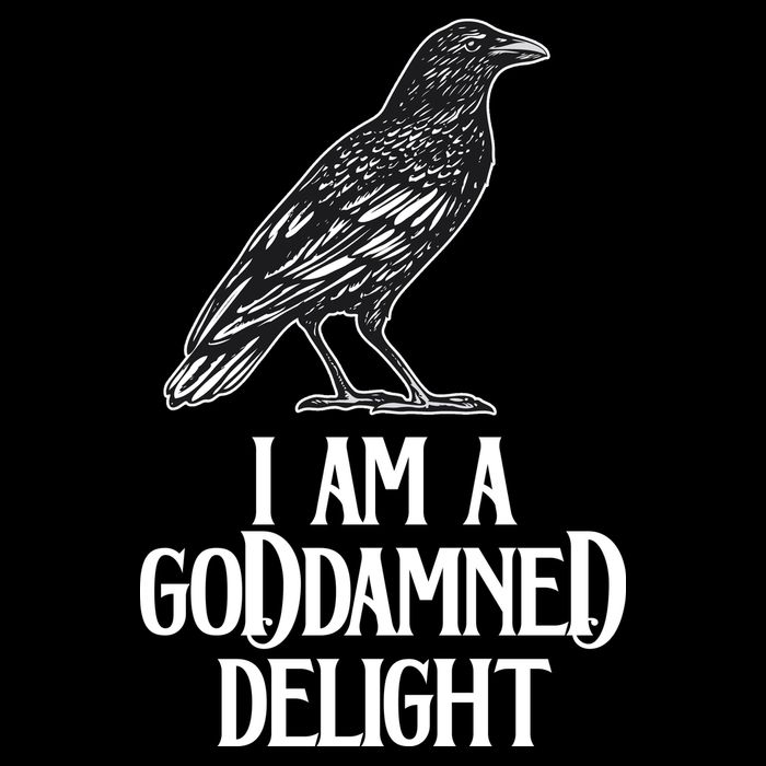 I Am A Goddamned Delight God Damned Funny Quote Zip Tote Bag
