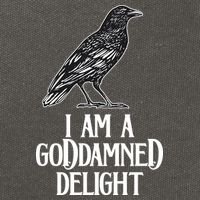 I Am A Goddamned Delight God Damned Funny Quote Cotton Canvas Backpack