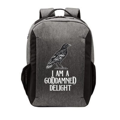 I Am A Goddamned Delight God Damned Funny Quote Vector Backpack