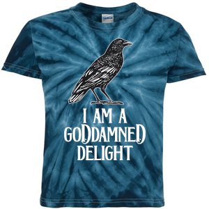 I Am A Goddamned Delight God Damned Funny Quote Kids Tie-Dye T-Shirt