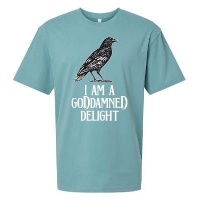 I Am A Goddamned Delight God Damned Funny Quote Sueded Cloud Jersey T-Shirt