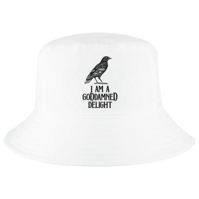 I Am A Goddamned Delight God Damned Funny Quote Cool Comfort Performance Bucket Hat