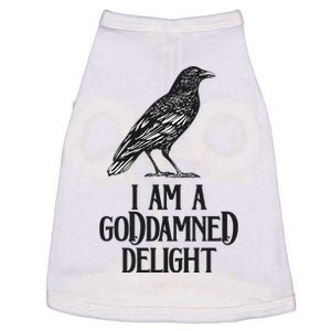 I Am A Goddamned Delight God Damned Funny Quote Doggie Tank