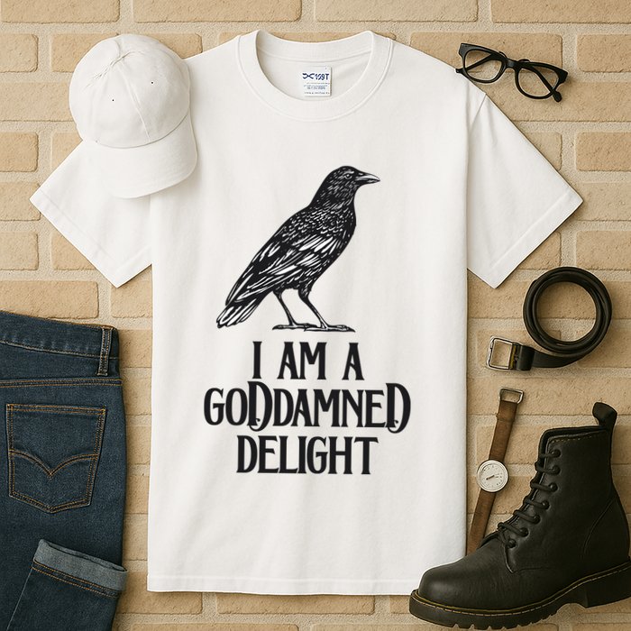 I Am A Goddamned Delight God Damned Funny Quote Tall T-Shirt