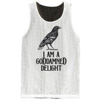 I Am A Goddamned Delight God Damned Funny Quote Mesh Reversible Basketball Jersey Tank