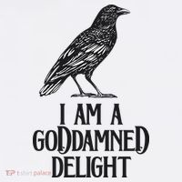 I Am A Goddamned Delight God Damned Funny Quote Cooling Performance Long Sleeve Crew