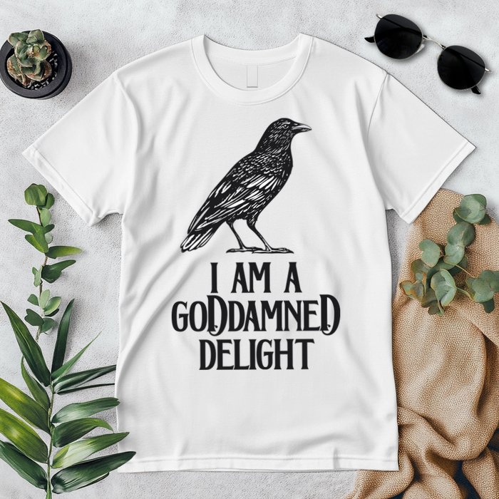 I Am A Goddamned Delight God Damned Funny Quote Premium T-Shirt