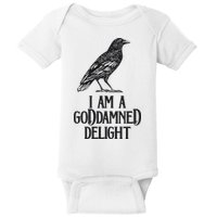 I Am A Goddamned Delight God Damned Funny Quote Baby Bodysuit