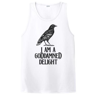 I Am A Goddamned Delight God Damned Funny Quote PosiCharge Competitor Tank