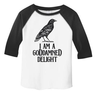I Am A Goddamned Delight God Damned Funny Quote Toddler Fine Jersey T-Shirt