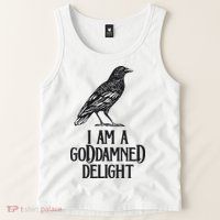I Am A Goddamned Delight God Damned Funny Quote Tank Top