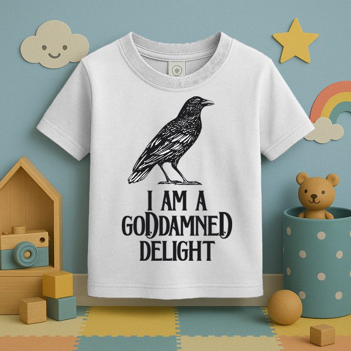 I Am A Goddamned Delight God Damned Funny Quote Toddler T-Shirt