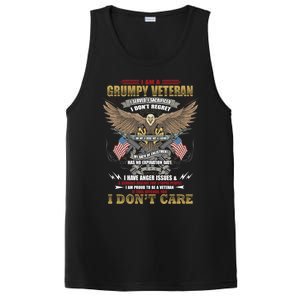 I Am A Grumpy Old Veteran I Served I Sacrificed Veterans Day Gift PosiCharge Competitor Tank