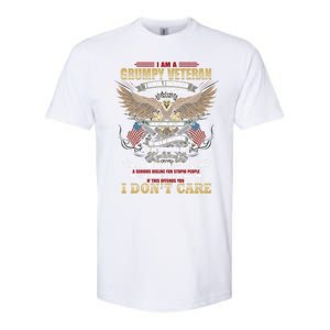 I Am A Grumpy Old Veteran I Served I Sacrificed Veterans Day Gift Softstyle CVC T-Shirt