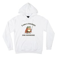 I Am A Conduit For Nonsense Frog Hoodie