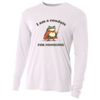 I Am A Conduit For Nonsense Frog Cooling Performance Long Sleeve Crew