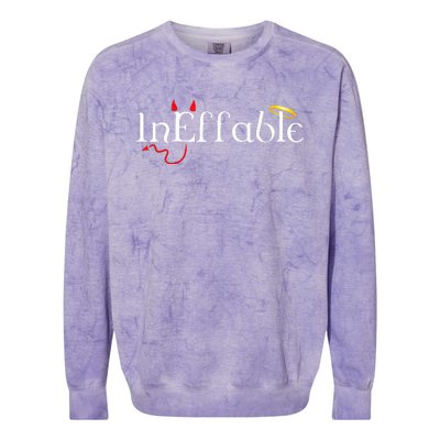 InEffable Angels and Demons  Colorblast Crewneck Sweatshirt