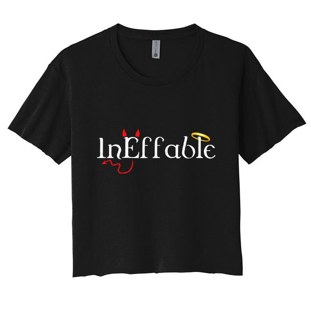 InEffable Angels and Demons  Crop Top