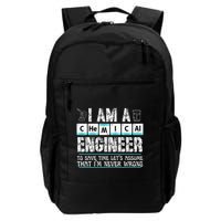 I Am A Chemical Engineer To Save Time LetS Assume Daily Commute Backpack