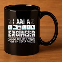 I Am A Chemical Engineer To Save Time LetS Assume 11oz C Handle Ceramic Mug