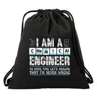 I Am A Chemical Engineer To Save Time LetS Assume Drawstring Bag