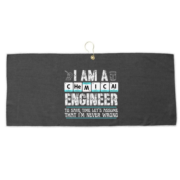 I Am A Chemical Engineer To Save Time LetS Assume Large Microfiber Waffle Golf Towel