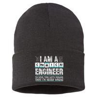 I Am A Chemical Engineer To Save Time LetS Assume Sustainable Knit Beanie