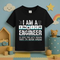 I Am A Chemical Engineer To Save Time LetS Assume Toddler T-Shirt