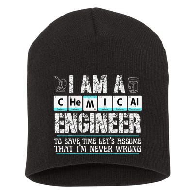 I Am A Chemical Engineer To Save Time LetS Assume Short Acrylic Beanie
