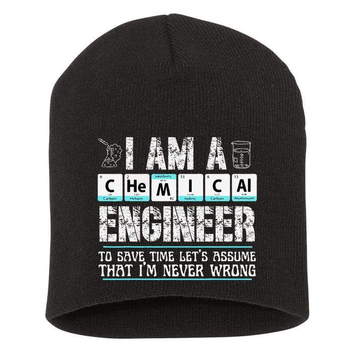 I Am A Chemical Engineer To Save Time LetS Assume Short Acrylic Beanie