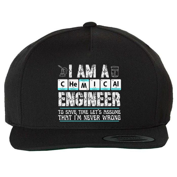 I Am A Chemical Engineer To Save Time LetS Assume Wool Snapback Cap