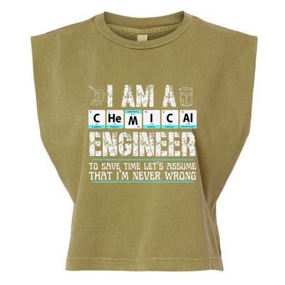 I Am A Chemical Engineer To Save Time LetS Assume Garment-Dyed Women's Muscle Tee