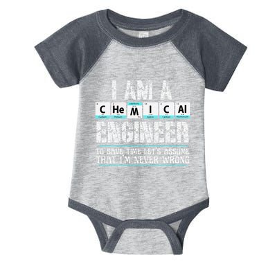 I Am A Chemical Engineer To Save Time LetS Assume Infant Baby Jersey Bodysuit