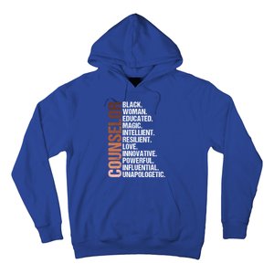 I Am A Black Counselor Juneteenth Black History Month Great Gift Hoodie