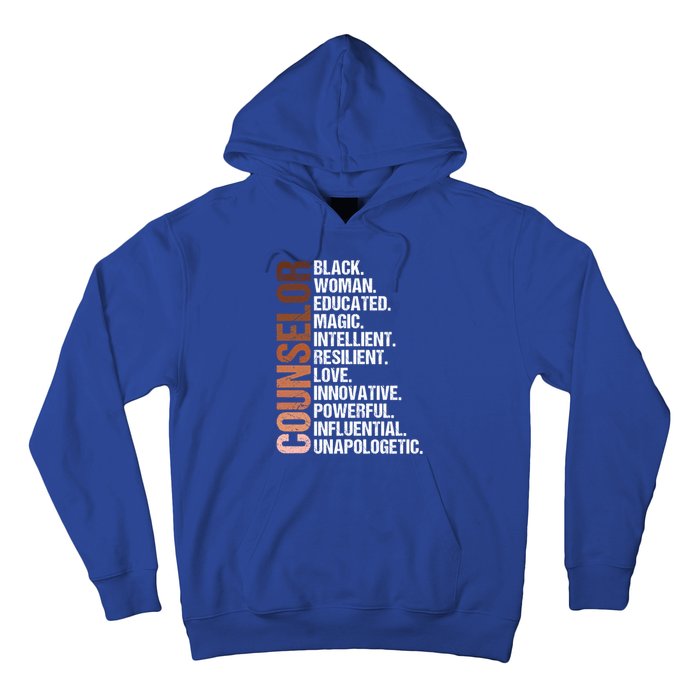 I Am A Black Counselor Juneteenth Black History Month Great Gift Hoodie