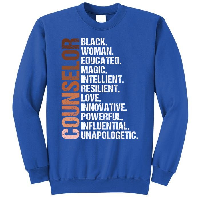 I Am A Black Counselor Juneteenth Black History Month Great Gift Sweatshirt