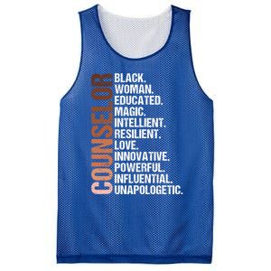 I Am A Black Counselor Juneteenth Black History Month Great Gift Mesh Reversible Basketball Jersey Tank