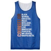 I Am A Black Counselor Juneteenth Black History Month Great Gift Mesh Reversible Basketball Jersey Tank