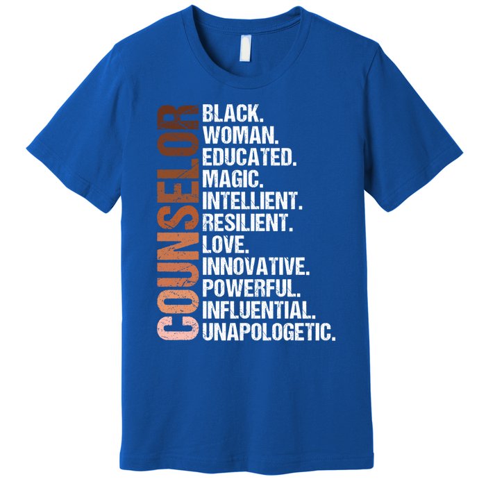 I Am A Black Counselor Juneteenth Black History Month Great Gift Premium T-Shirt