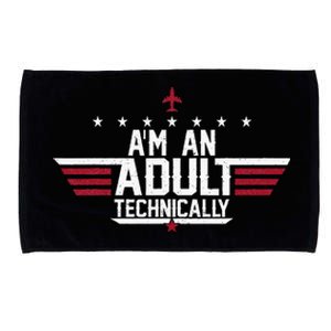 Im An Adult Technically Funny 18th Birthday Microfiber Hand Towel