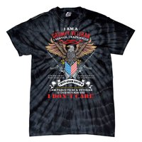 I Am A Grumpy Old Veteran I Served I Sacrificed Us Flag Tie-Dye T-Shirt