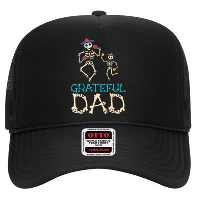 Im Always A Grateful Father Dad Halloween High Crown Mesh Back Trucker Hat