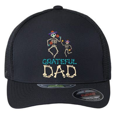 Im Always A Grateful Father Dad Halloween Flexfit Unipanel Trucker Cap