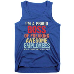 I Am A Proud Boss Of Freaking Awesome Tank Top