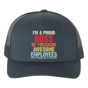 I Am A Proud Boss Of Freaking Awesome Yupoong Adult 5-Panel Trucker Hat