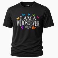 I Am A Whosoever John 3:16 Jesus Christian Butterfly Gift Cooling Performance Crew T-Shirt