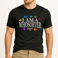 I Am A Whosoever John 3:16 Jesus Christian Butterfly Gift Cooling Performance Crew T-Shirt