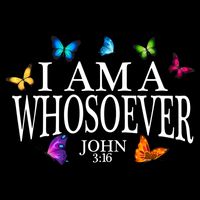 I Am A Whosoever John 3:16 Jesus Christian Butterfly Gift Cooling Performance Crew T-Shirt